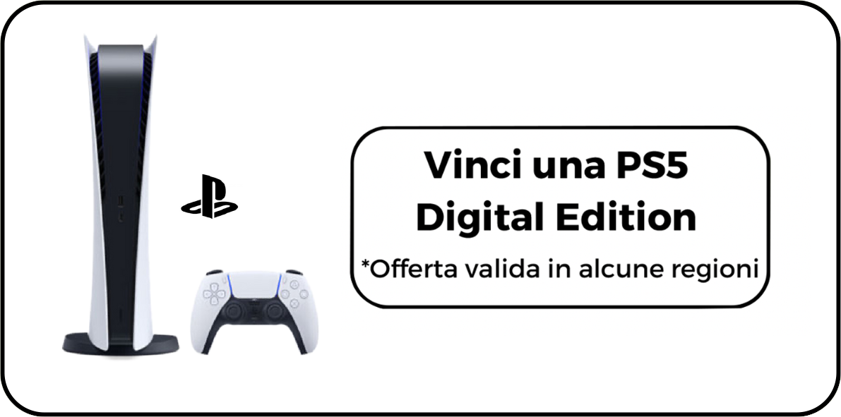 Vinci una PS5 Digital Edition